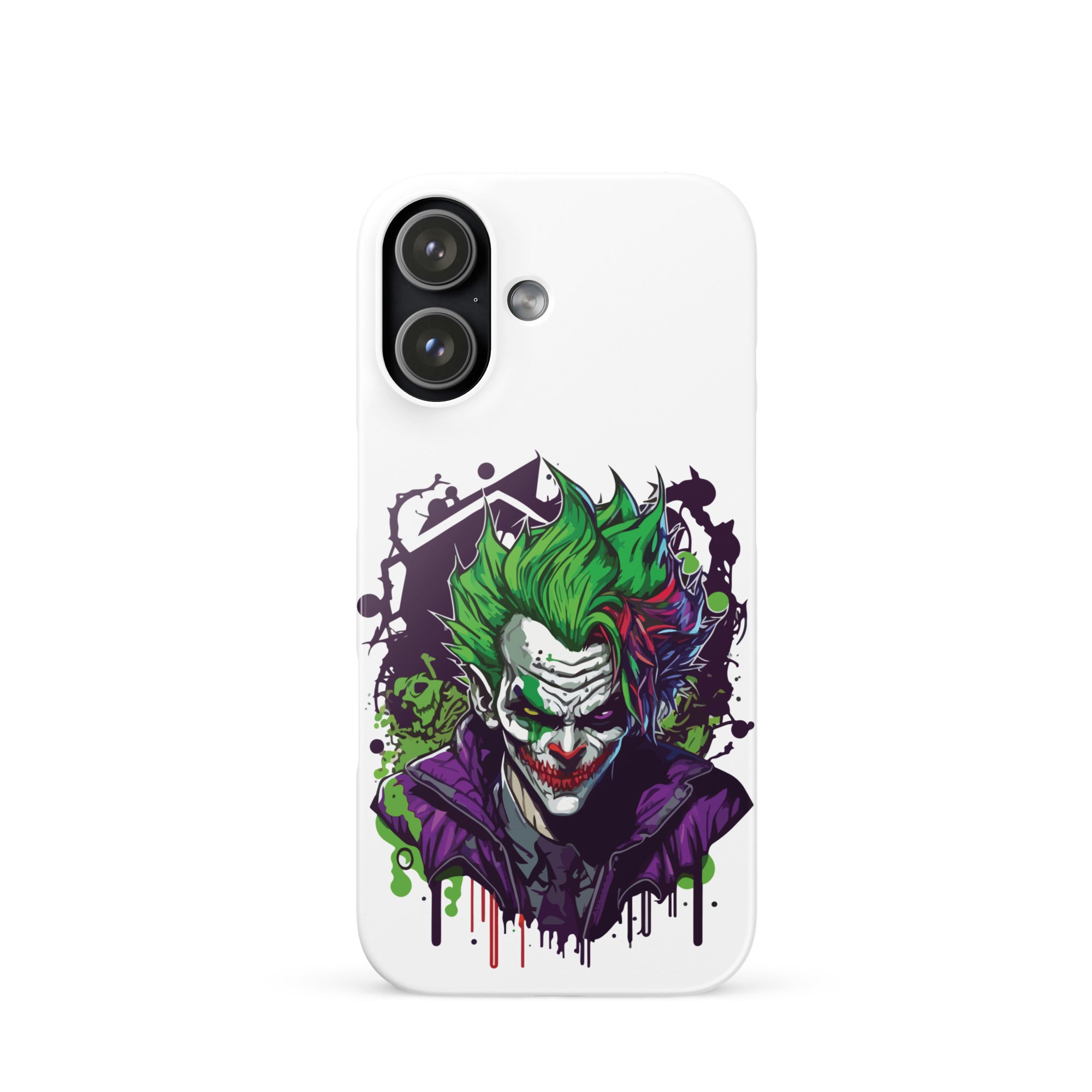 Cover iPhone Resistente – Compatibile con Ricarica Wireless – Design Joker-Biiply