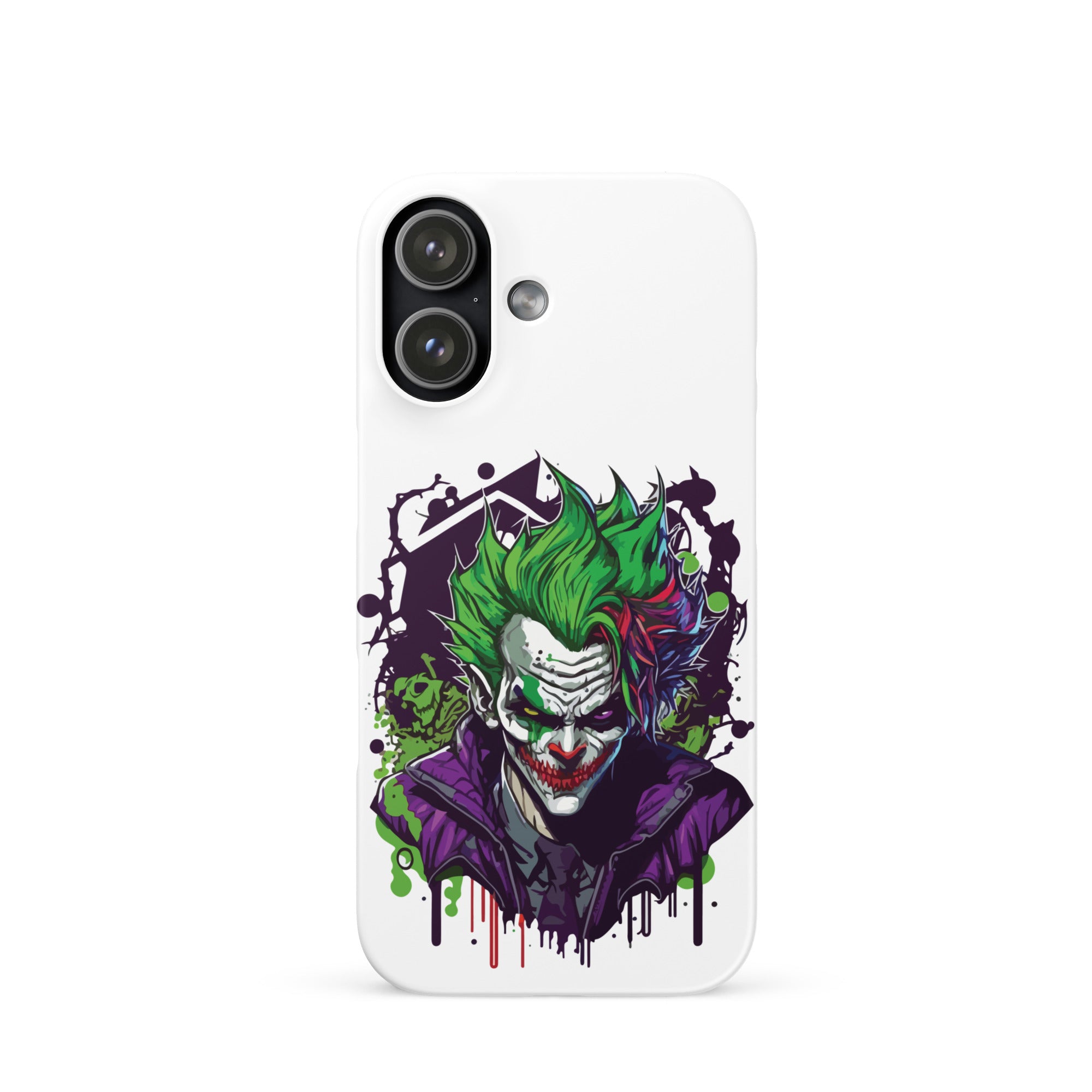 Cover iPhone Resistente – Compatibile con Ricarica Wireless – Design Joker-Biiply