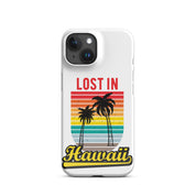 Cover iPhone Resistente – Compatibile con Ricarica Wireless – Design Lost in Hawaii-Biiply