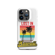 Cover iPhone Resistente – Compatibile con Ricarica Wireless – Design Lost in Hawaii-Biiply