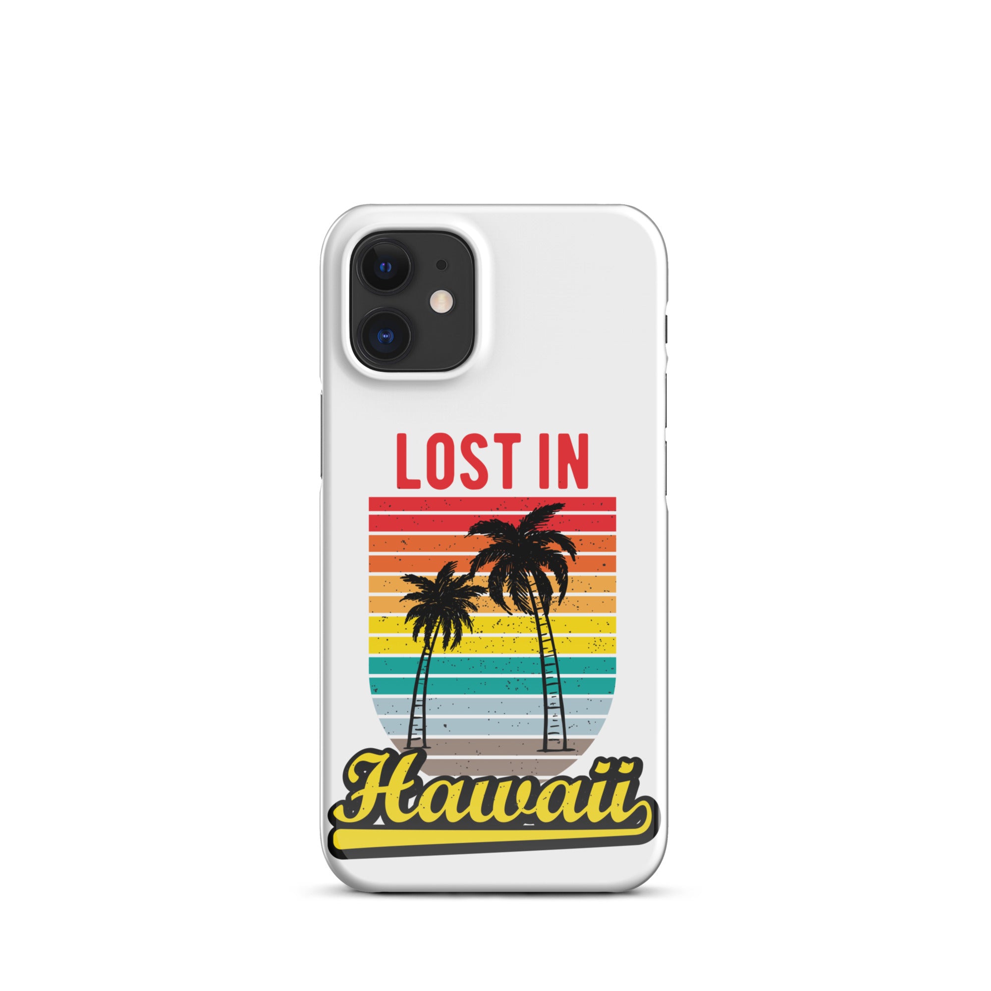Cover iPhone Resistente – Compatibile con Ricarica Wireless – Design Lost in Hawaii-Biiply