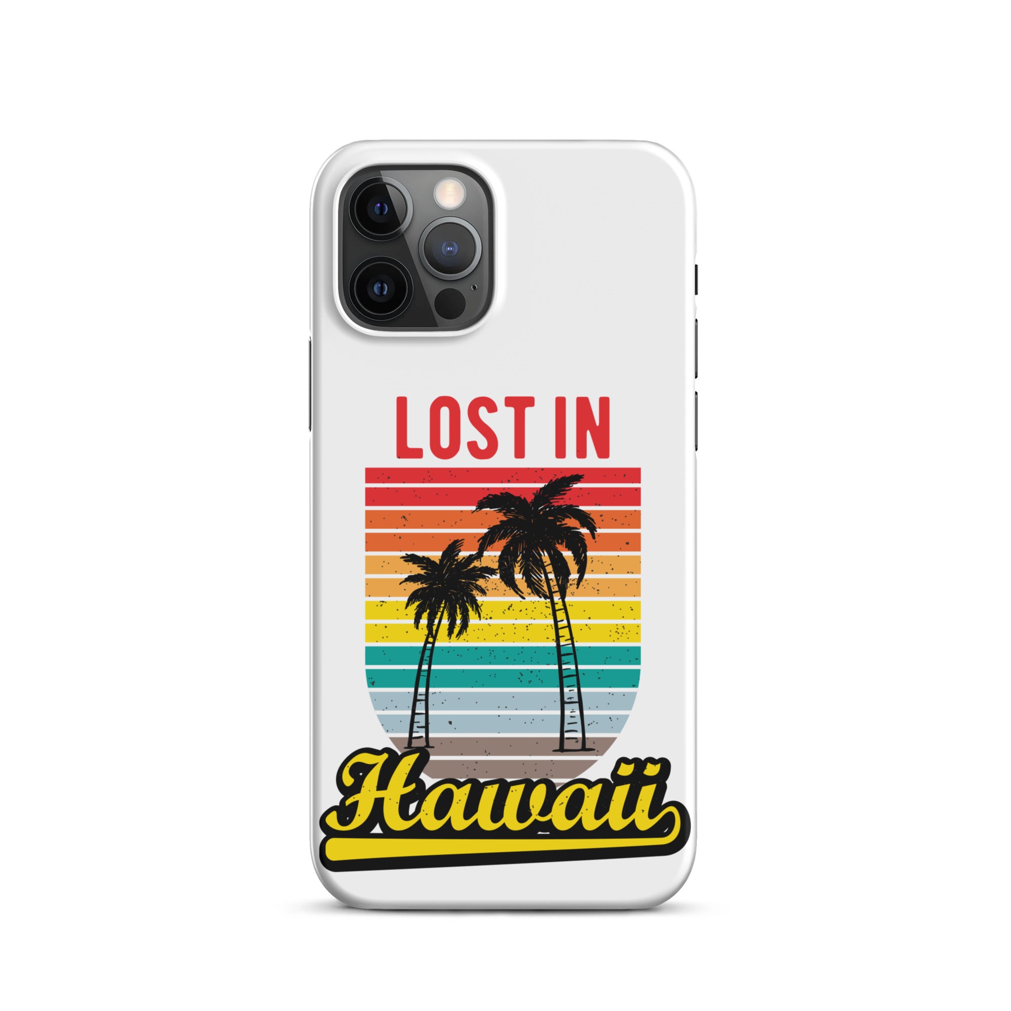Cover iPhone Resistente – Compatibile con Ricarica Wireless – Design Lost in Hawaii-Biiply