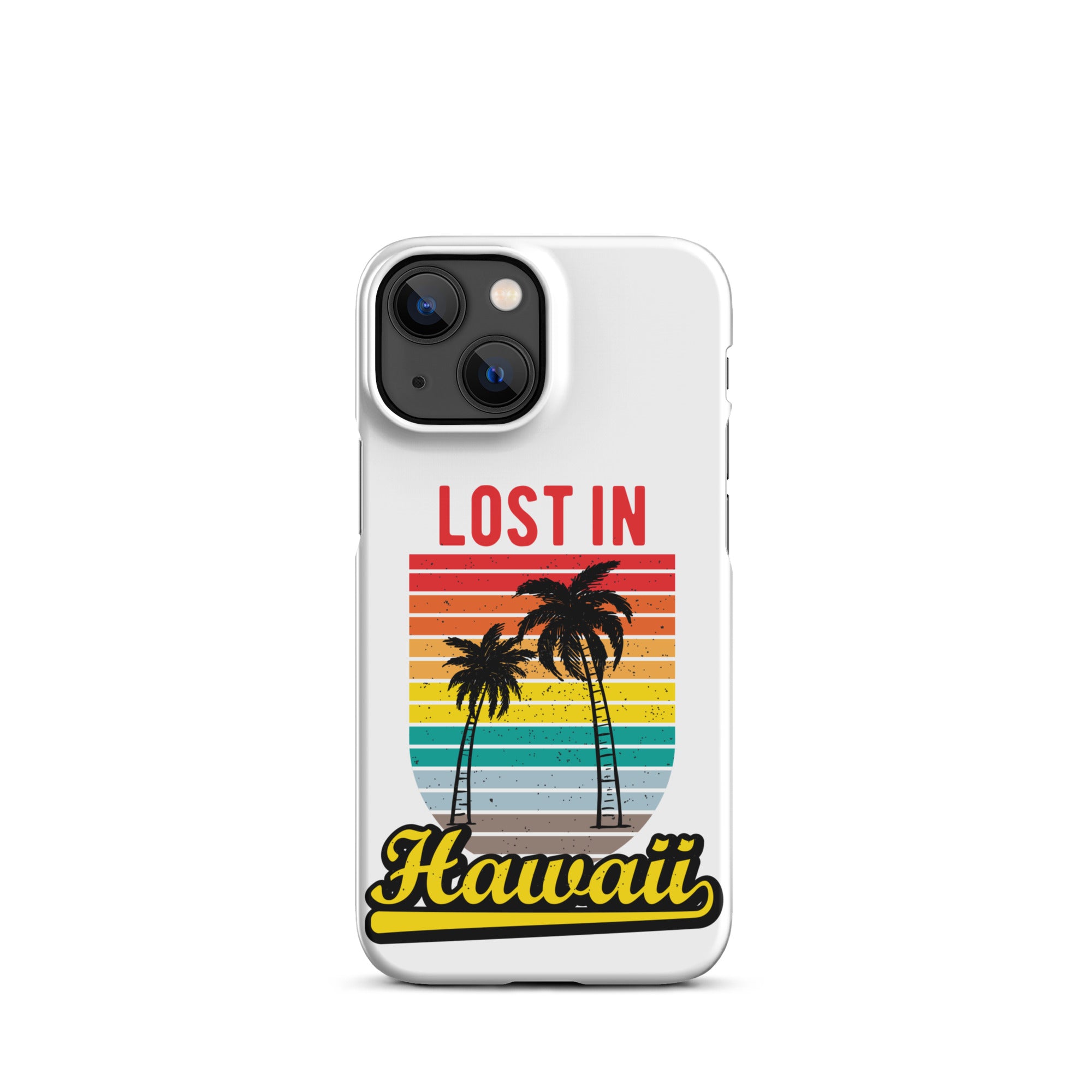 Cover iPhone Resistente – Compatibile con Ricarica Wireless – Design Lost in Hawaii-Biiply