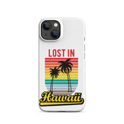Cover iPhone Resistente – Compatibile con Ricarica Wireless – Design Lost in Hawaii-Biiply