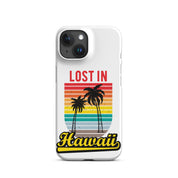 Cover iPhone Resistente – Compatibile con Ricarica Wireless – Design Lost in Hawaii-Biiply