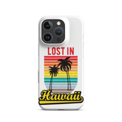 Cover iPhone Resistente – Compatibile con Ricarica Wireless – Design Lost in Hawaii-Biiply