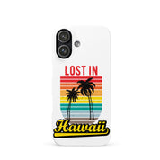 Cover iPhone Resistente – Compatibile con Ricarica Wireless – Design Lost in Hawaii-Biiply