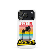 Cover iPhone Resistente – Compatibile con Ricarica Wireless – Design Lost in Hawaii-Biiply