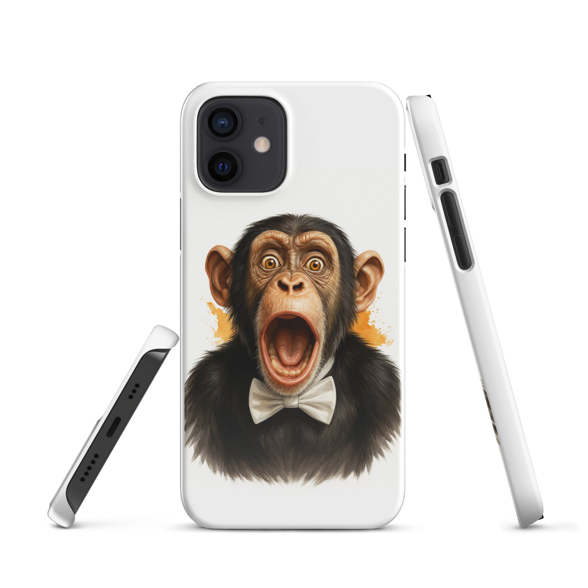 Cover iPhone Resistente – Compatibile con Ricarica Wireless – Design Monkey Shock-Biiply