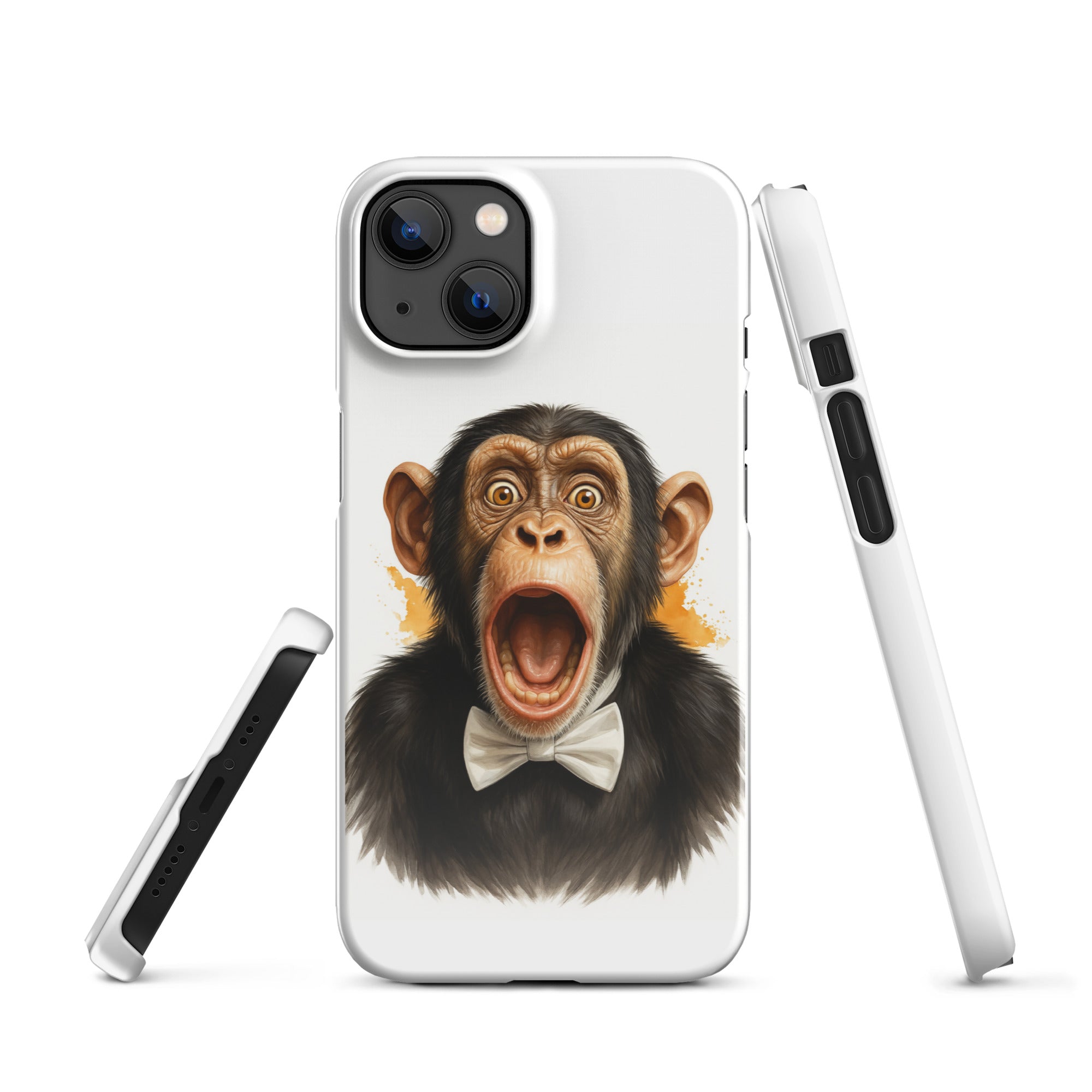 Cover iPhone Resistente – Compatibile con Ricarica Wireless – Design Monkey Shock-Biiply