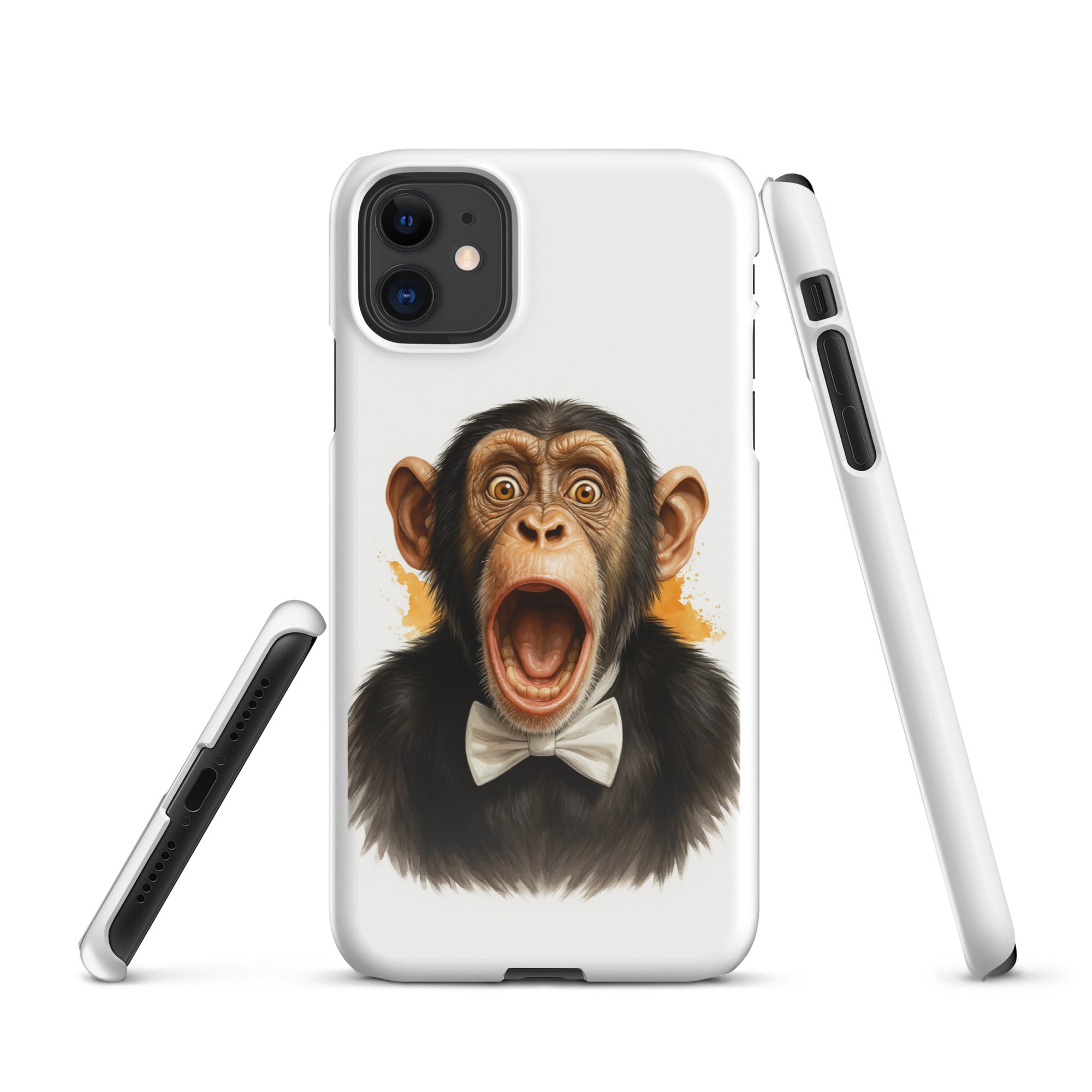 Cover iPhone Resistente – Compatibile con Ricarica Wireless – Design Monkey Shock-Biiply