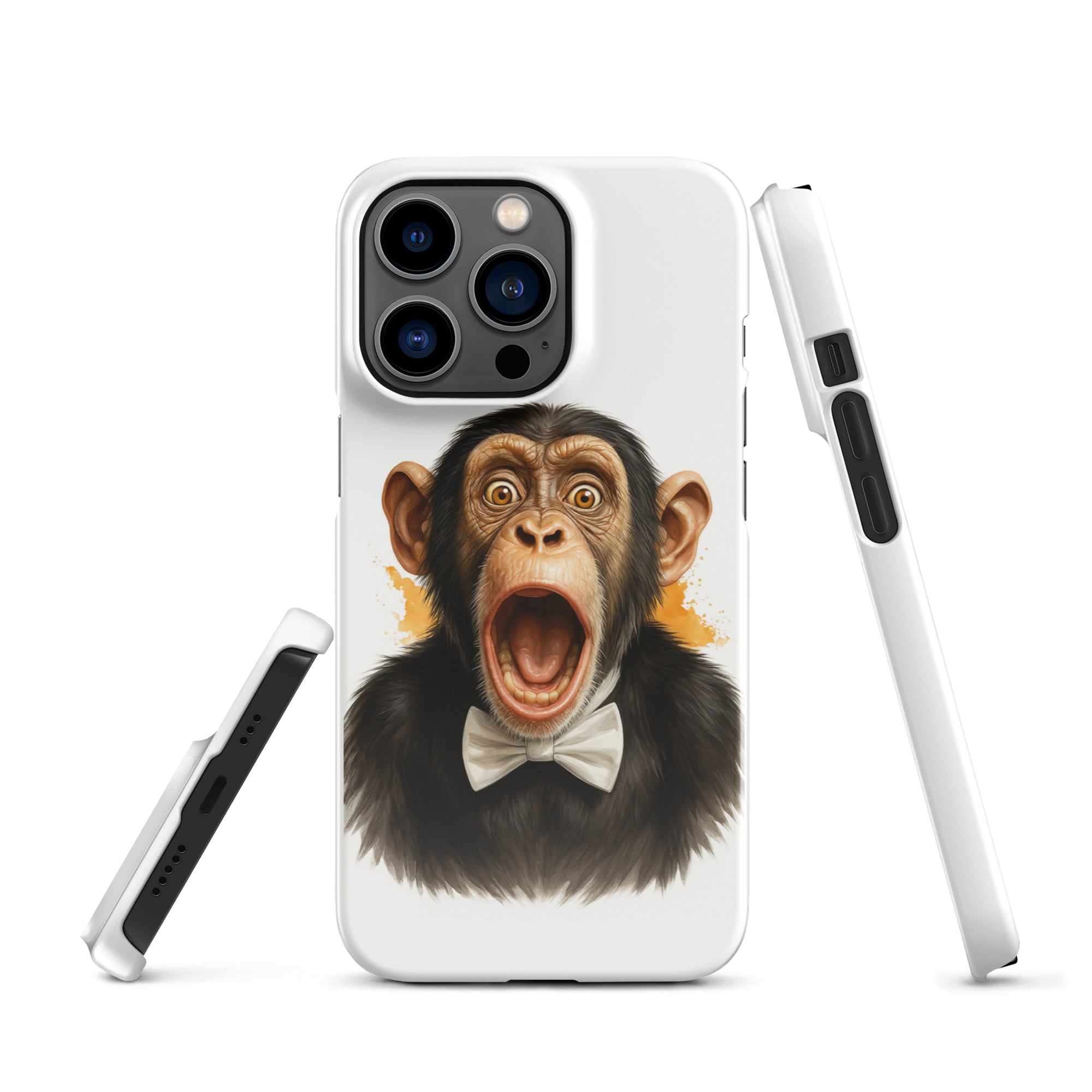 Cover iPhone Resistente – Compatibile con Ricarica Wireless – Design Monkey Shock-Biiply