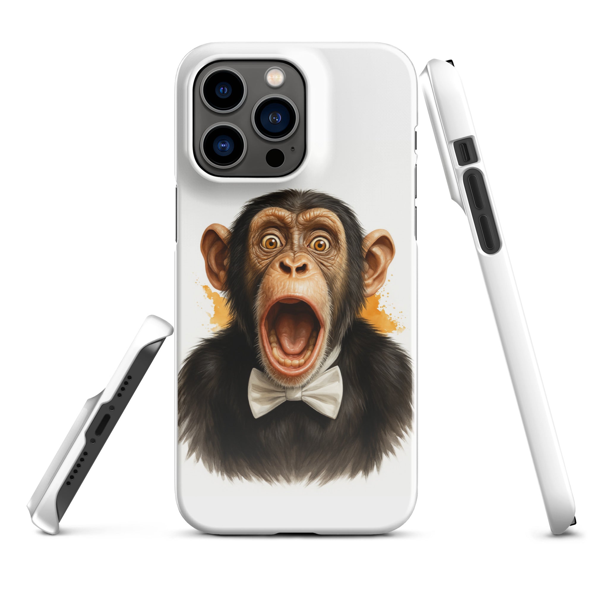 Cover iPhone Resistente – Compatibile con Ricarica Wireless – Design Monkey Shock-Biiply