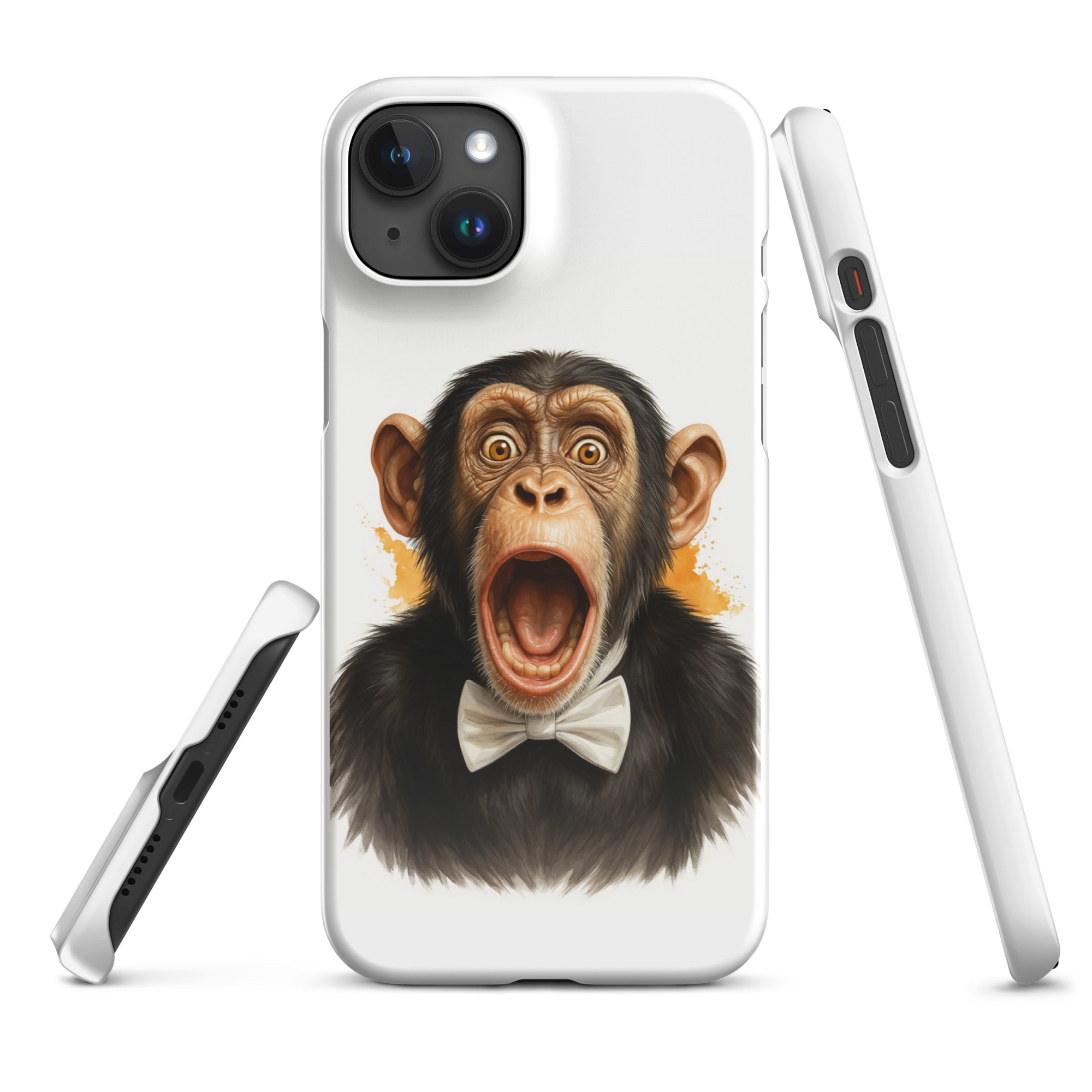 Cover iPhone Resistente – Compatibile con Ricarica Wireless – Design Monkey Shock-Biiply