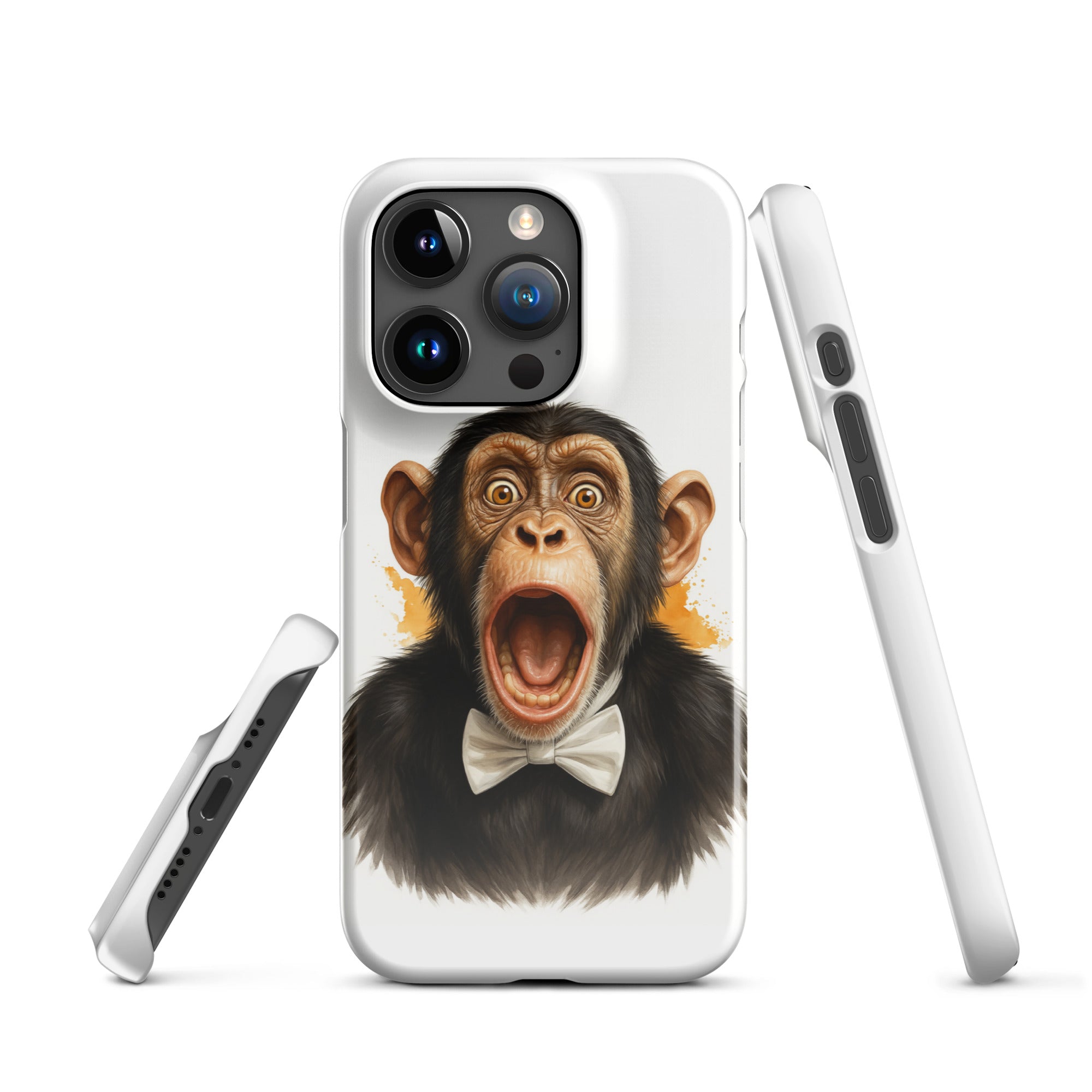 Cover iPhone Resistente – Compatibile con Ricarica Wireless – Design Monkey Shock-Biiply