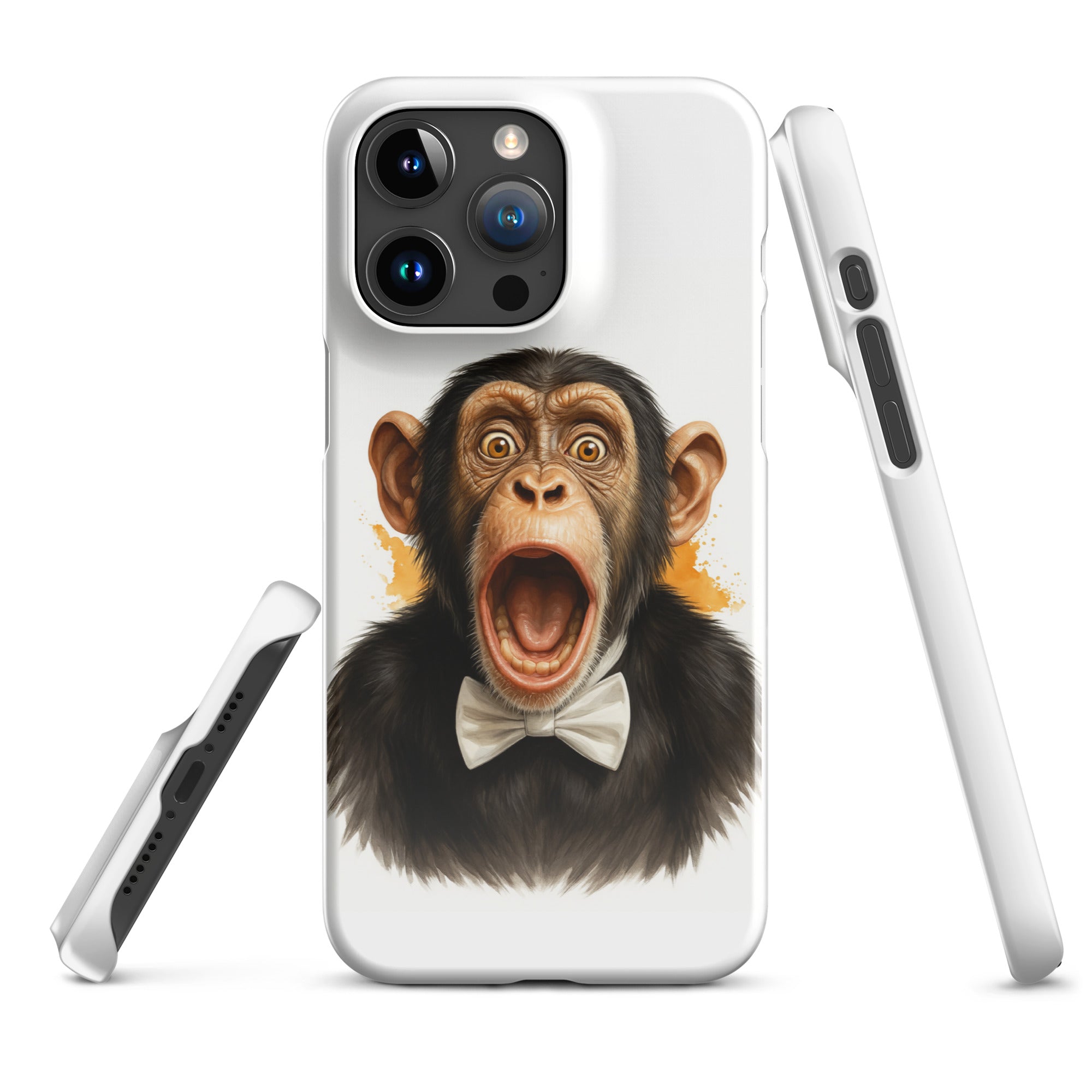 Cover iPhone Resistente – Compatibile con Ricarica Wireless – Design Monkey Shock-Biiply