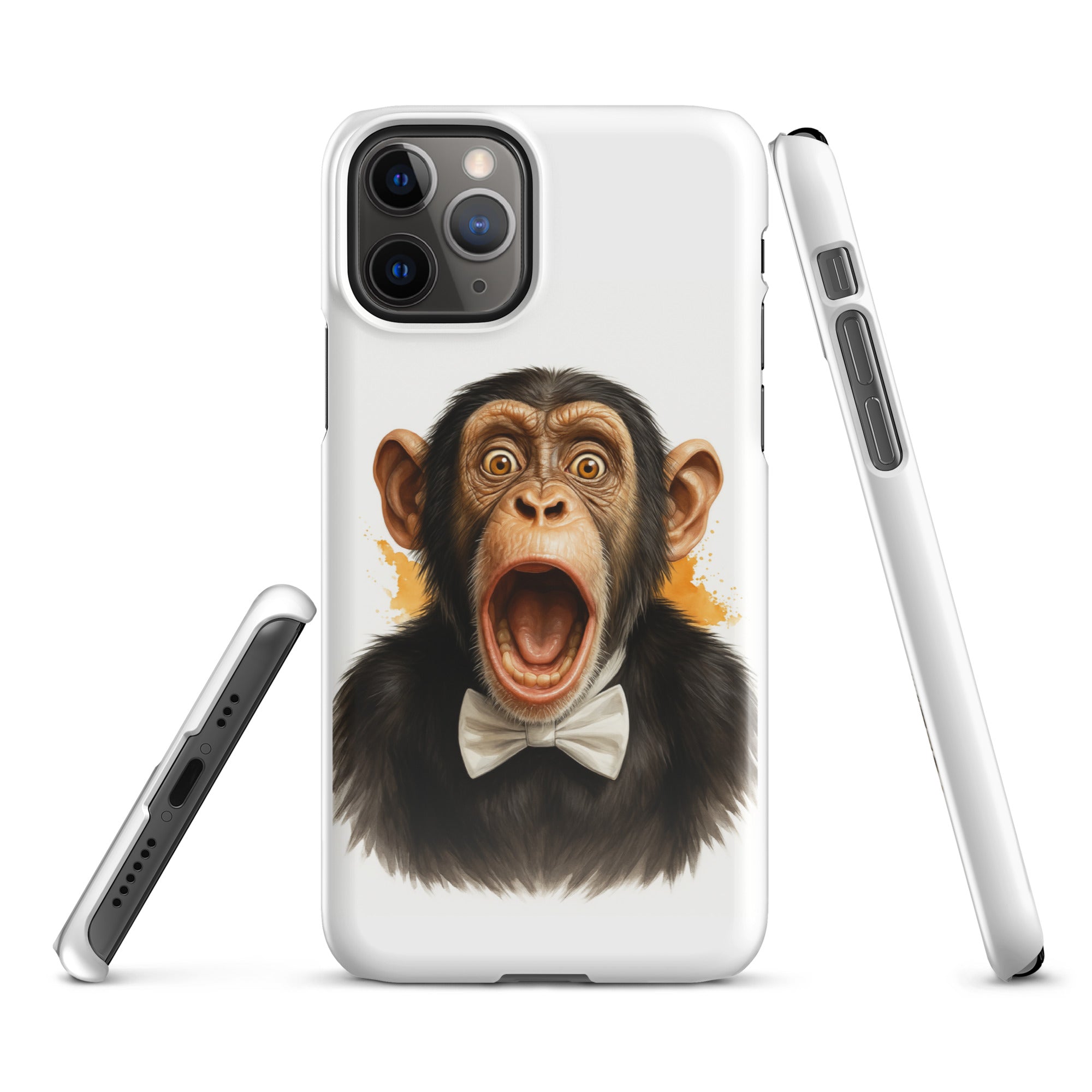 Cover iPhone Resistente – Compatibile con Ricarica Wireless – Design Monkey Shock-Biiply