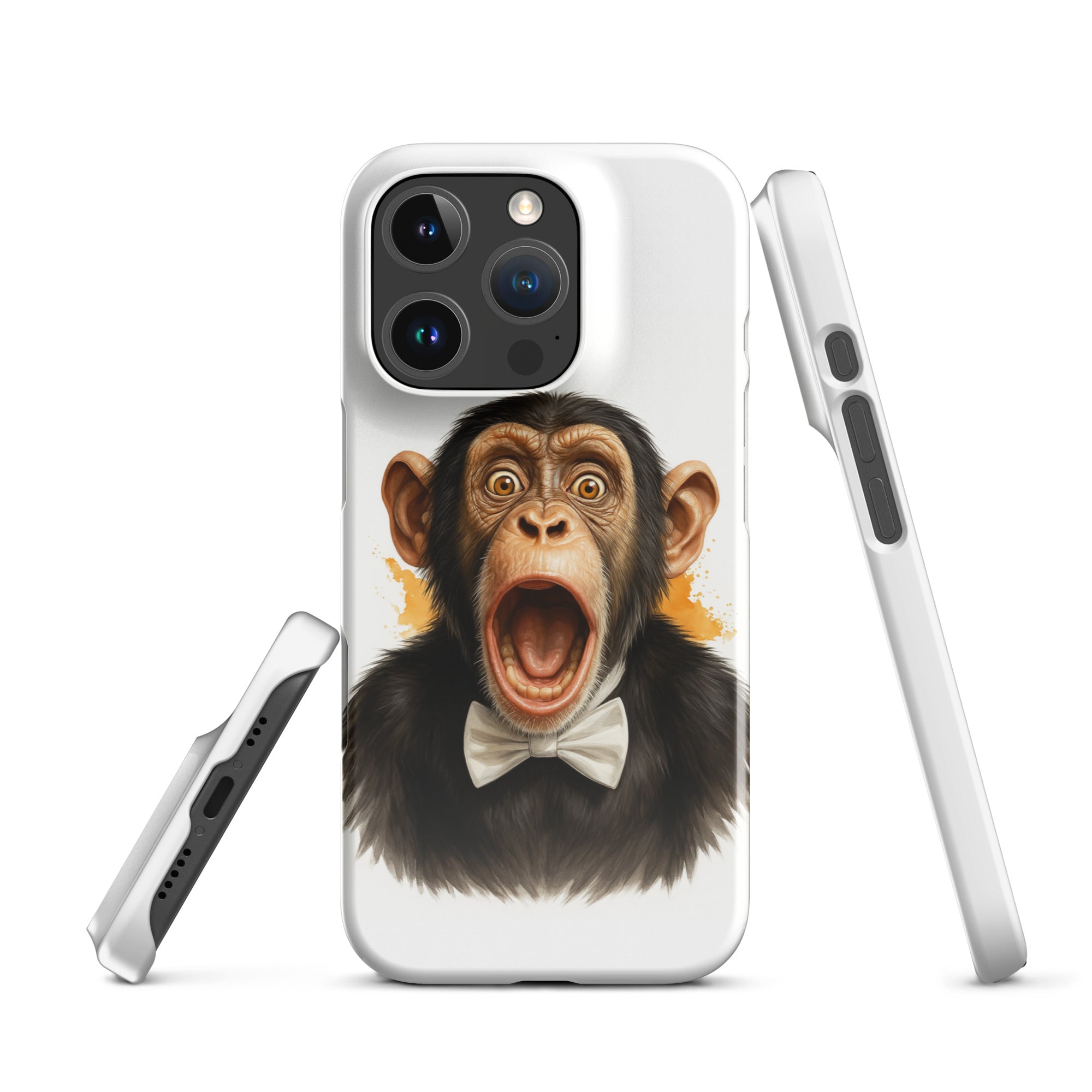 Cover iPhone Resistente – Compatibile con Ricarica Wireless – Design Monkey Shock-Biiply