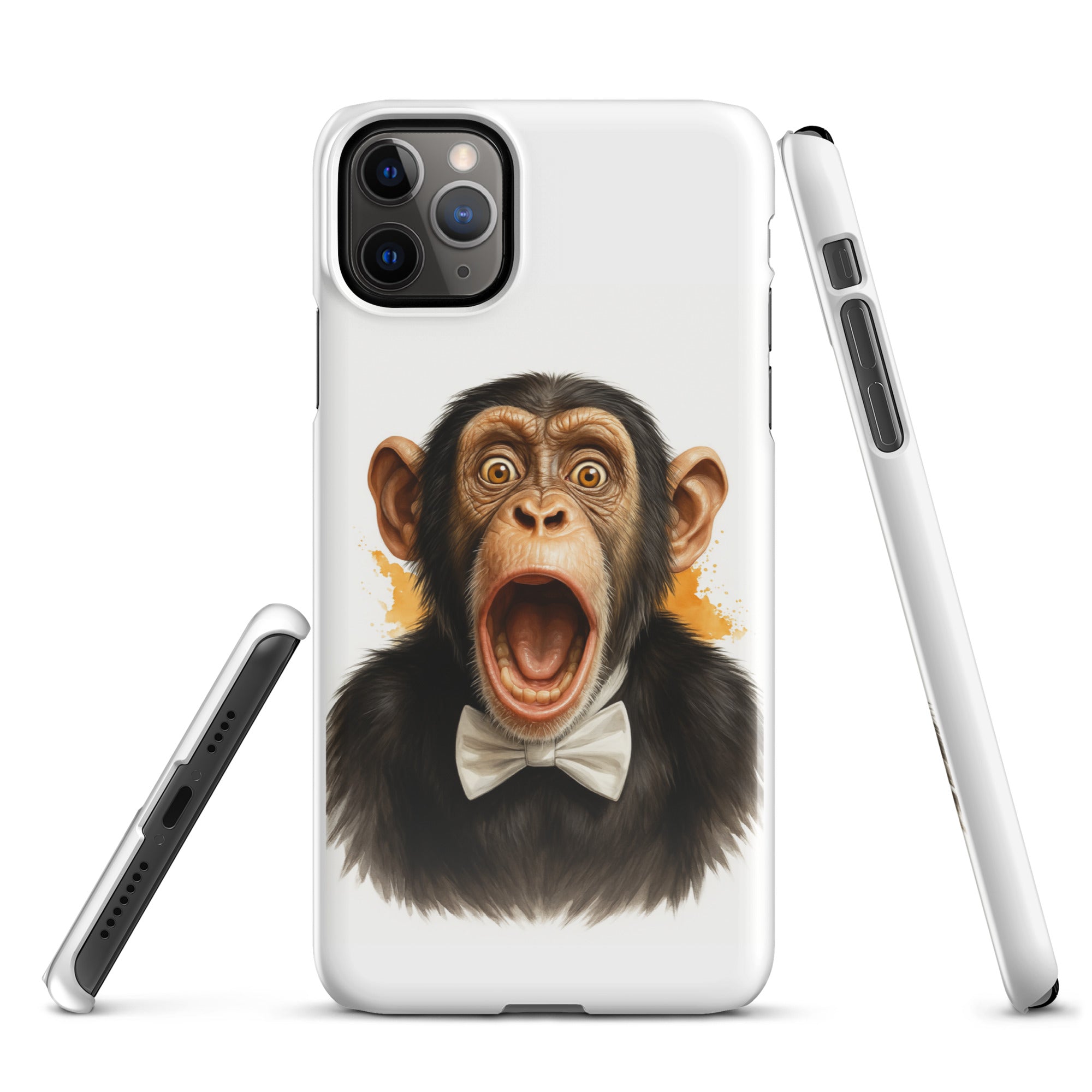 Cover iPhone Resistente – Compatibile con Ricarica Wireless – Design Monkey Shock-Biiply