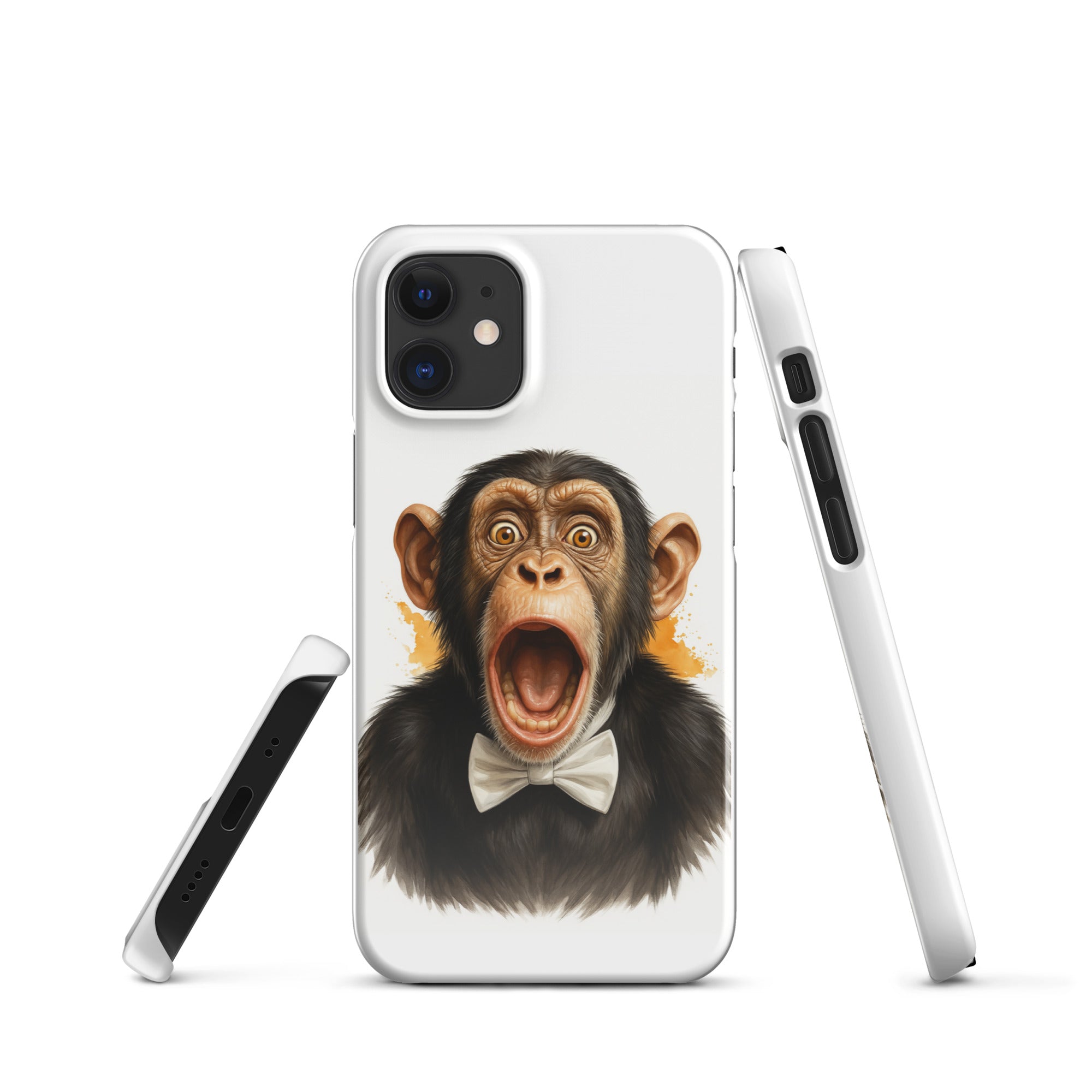 Cover iPhone Resistente – Compatibile con Ricarica Wireless – Design Monkey Shock-Biiply