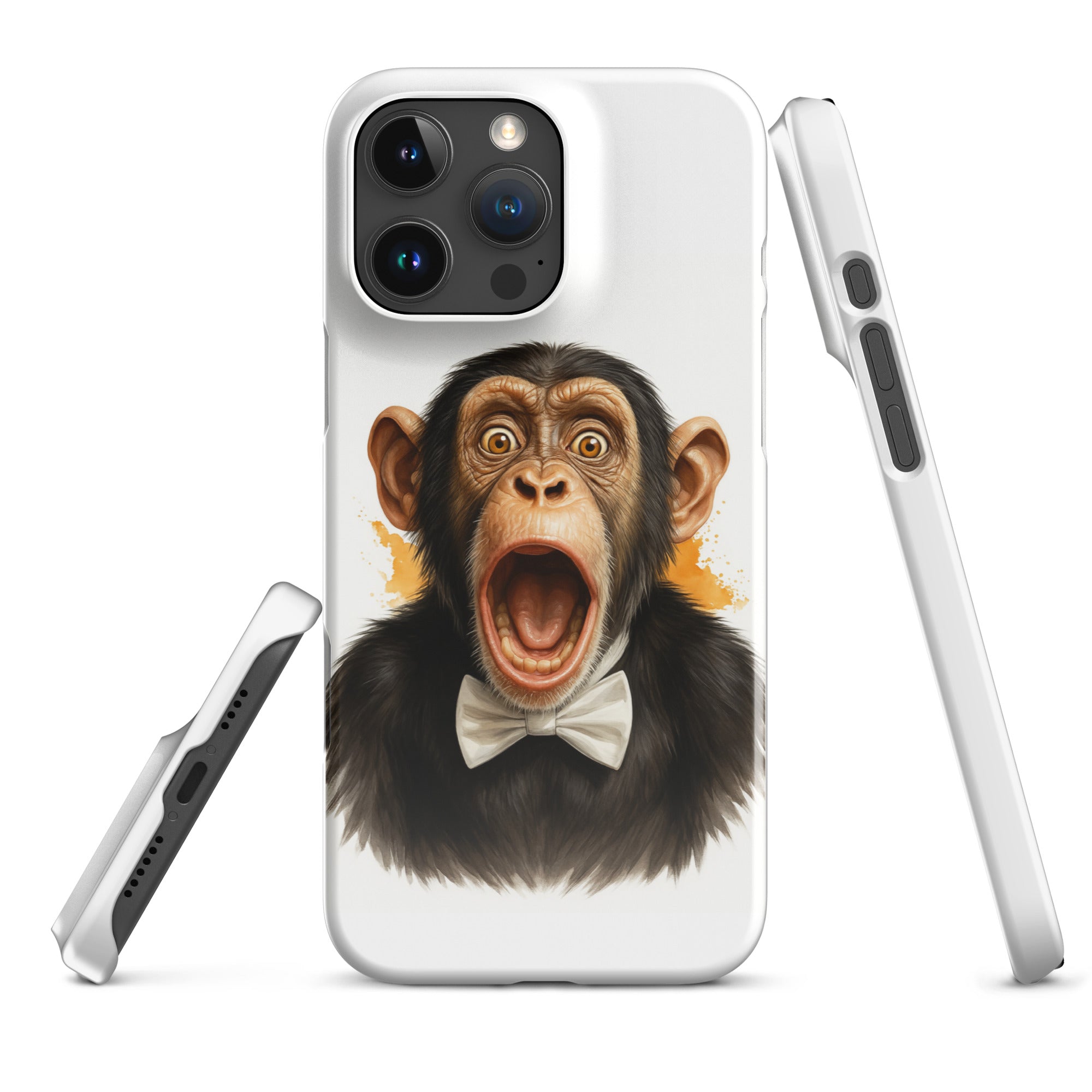 Cover iPhone Resistente – Compatibile con Ricarica Wireless – Design Monkey Shock-Biiply