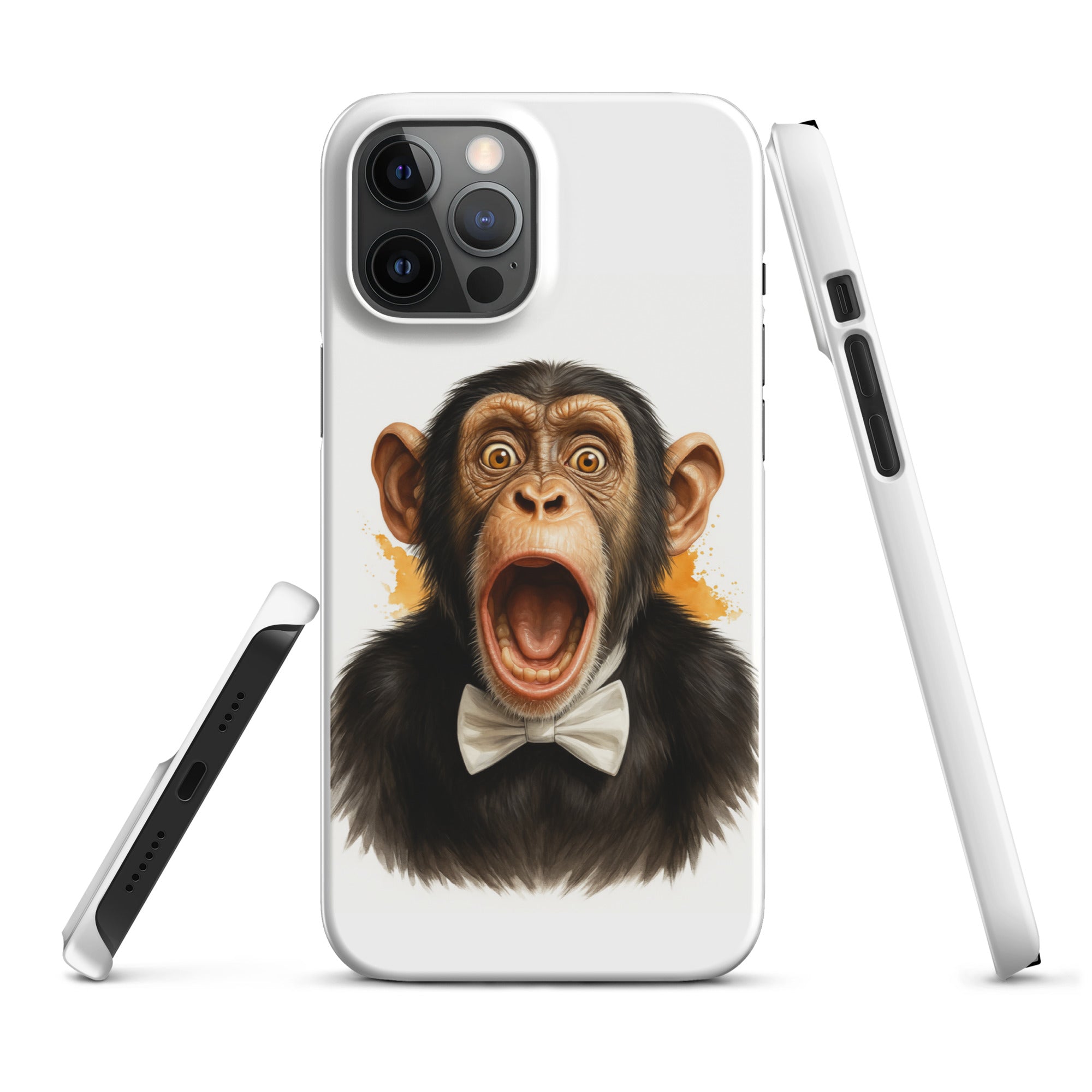 Cover iPhone Resistente – Compatibile con Ricarica Wireless – Design Monkey Shock-Biiply