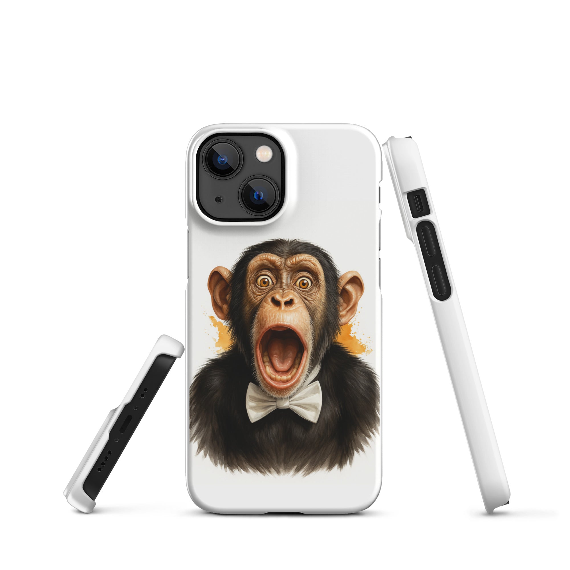 Cover iPhone Resistente – Compatibile con Ricarica Wireless – Design Monkey Shock-Biiply