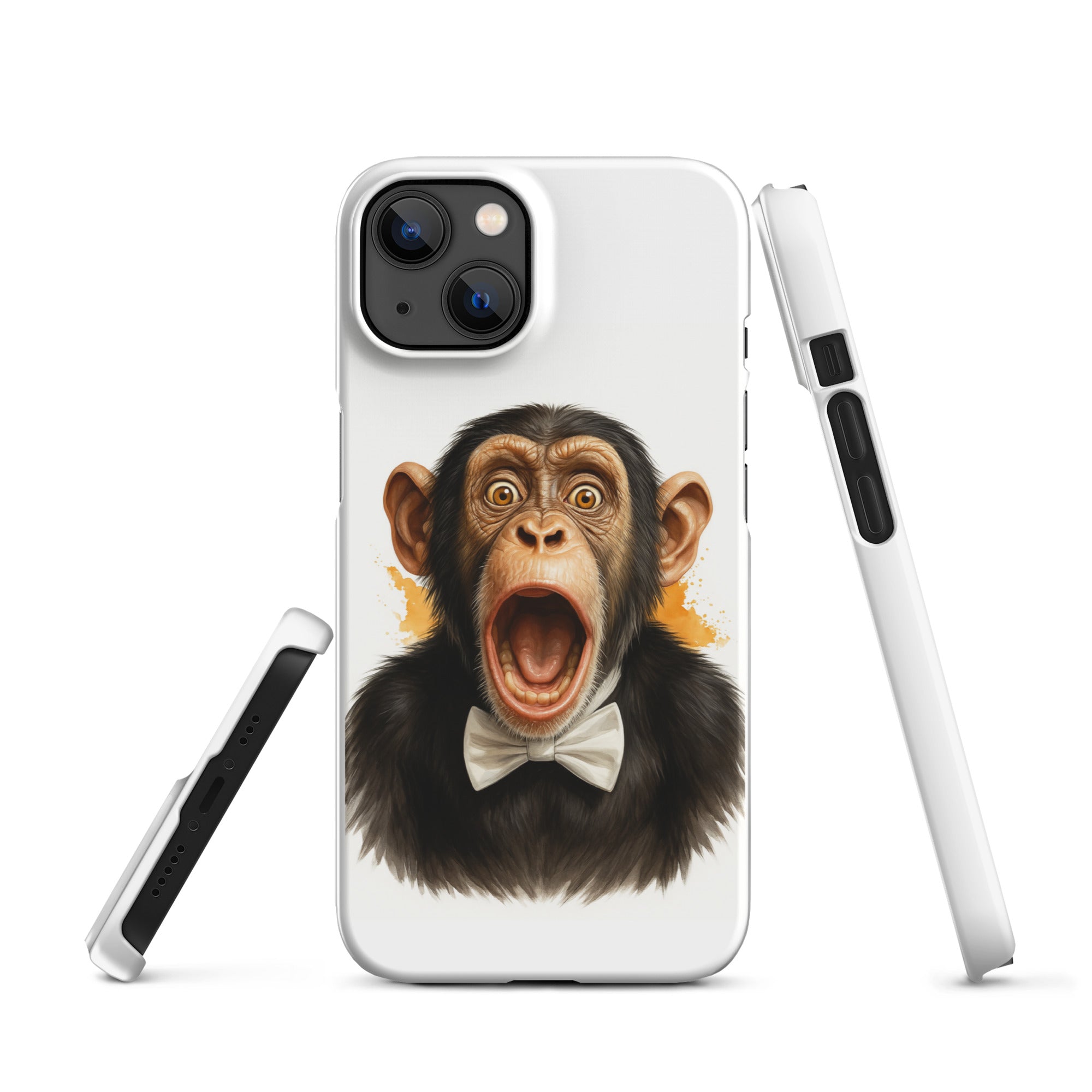 Cover iPhone Resistente – Compatibile con Ricarica Wireless – Design Monkey Shock-Biiply