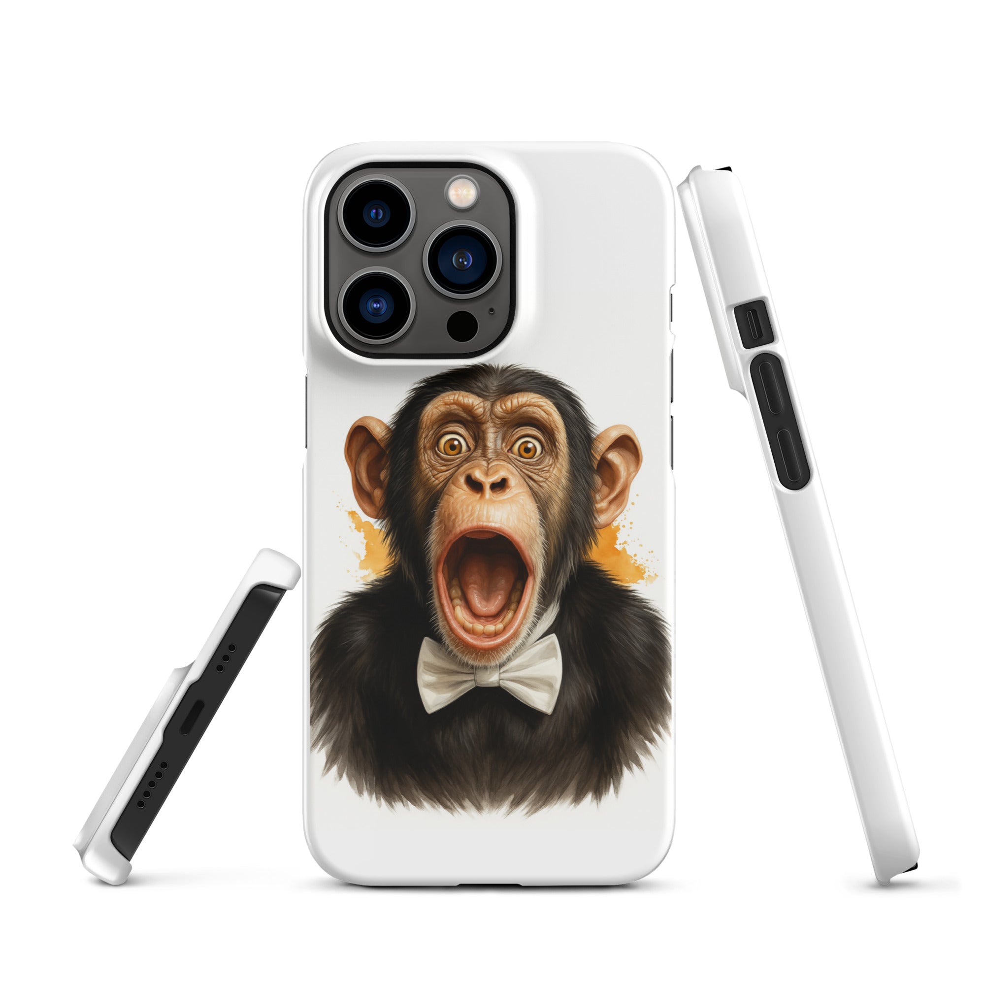 Cover iPhone Resistente – Compatibile con Ricarica Wireless – Design Monkey Shock-Biiply