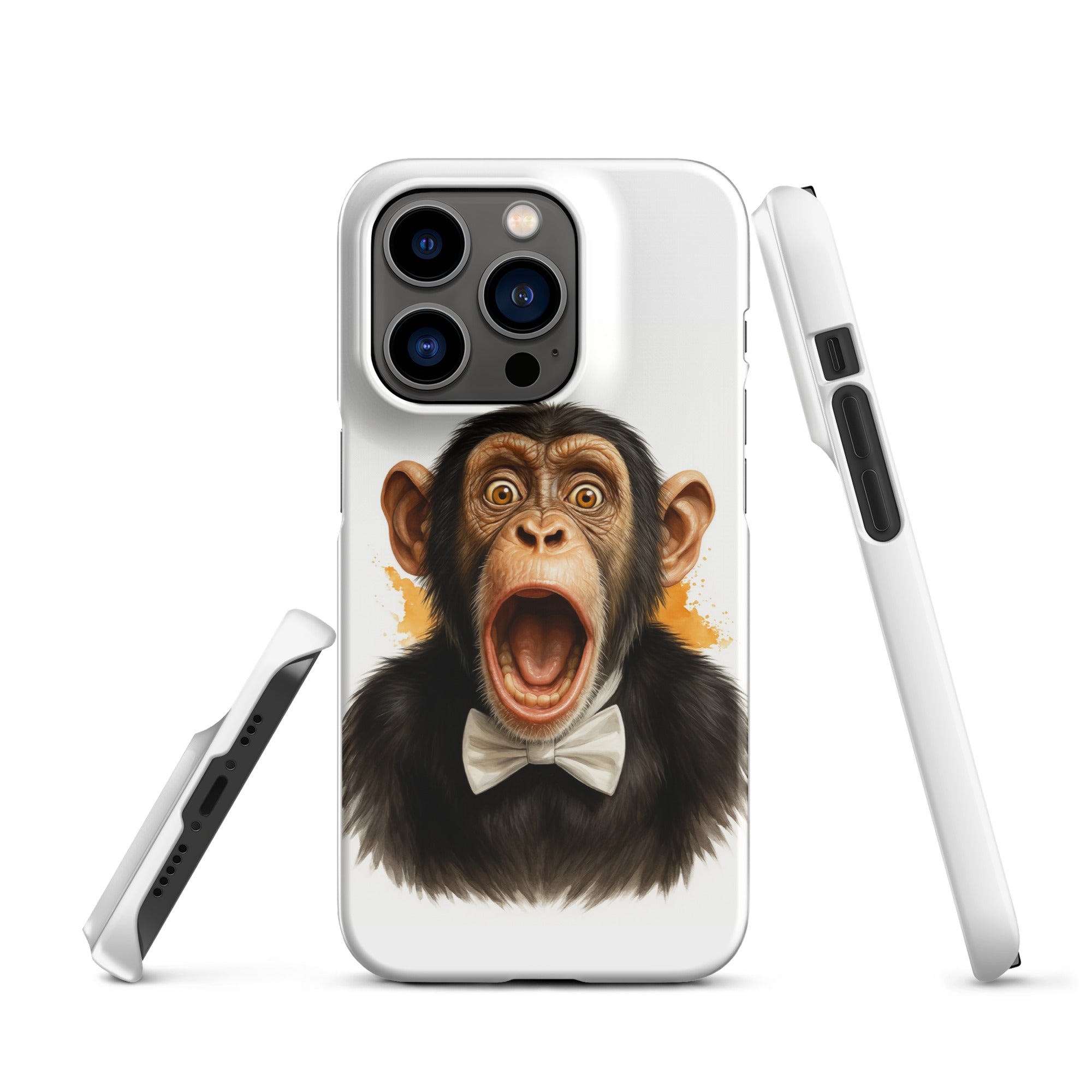 Cover iPhone Resistente – Compatibile con Ricarica Wireless – Design Monkey Shock-Biiply