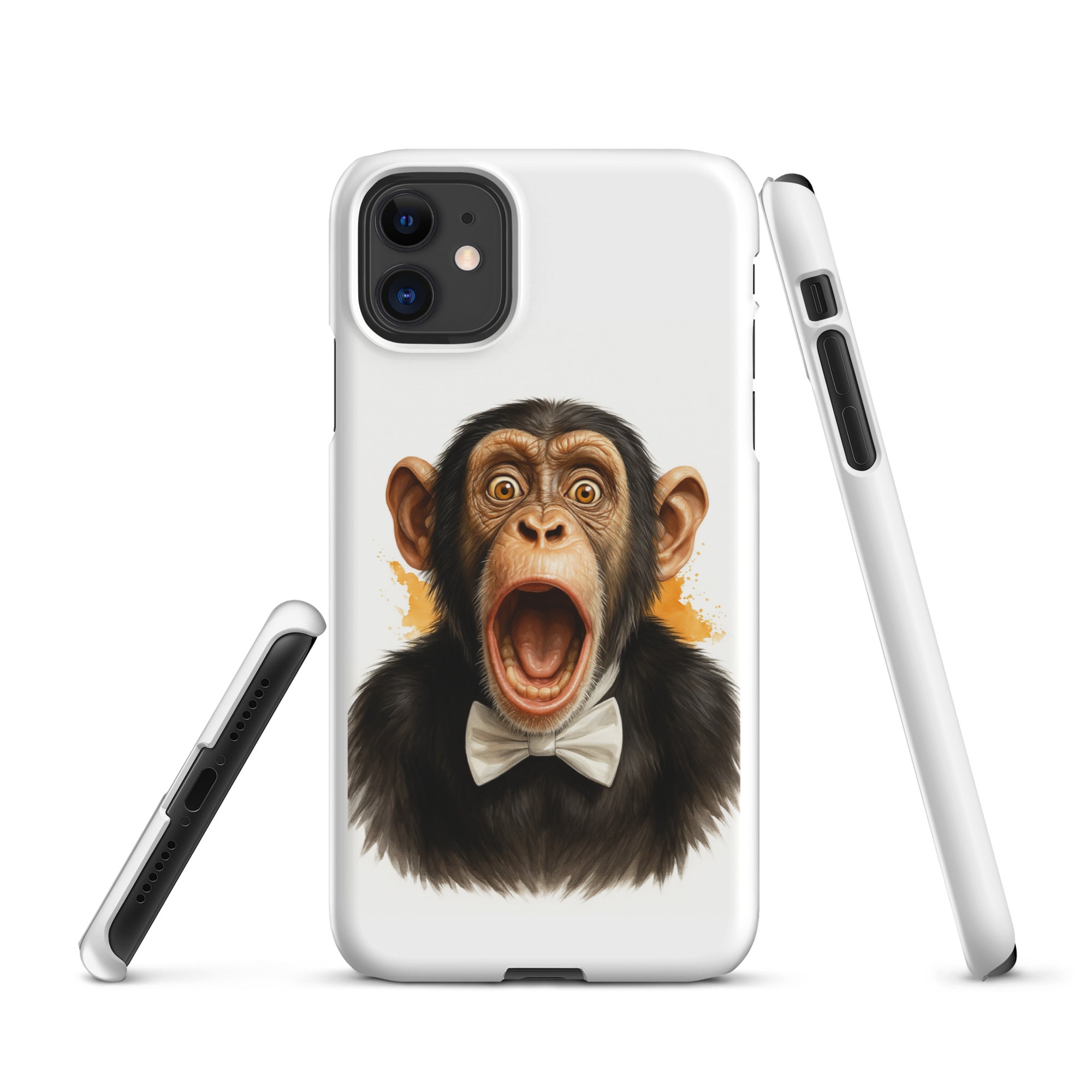 Cover iPhone Resistente – Compatibile con Ricarica Wireless – Design Monkey Shock-Biiply
