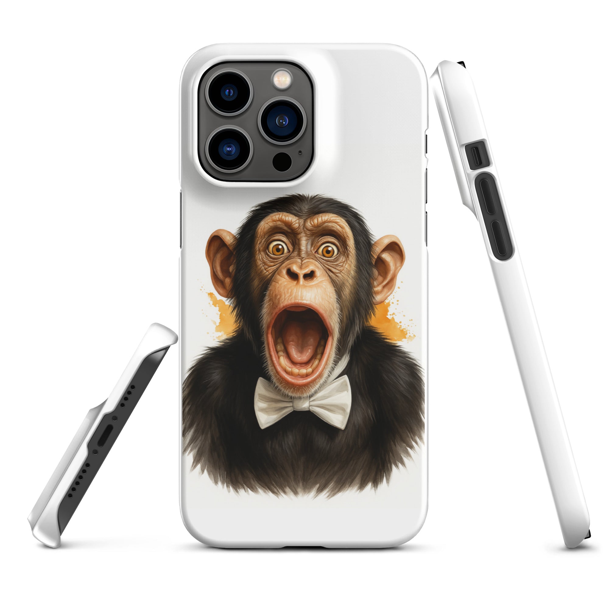 Cover iPhone Resistente – Compatibile con Ricarica Wireless – Design Monkey Shock-Biiply
