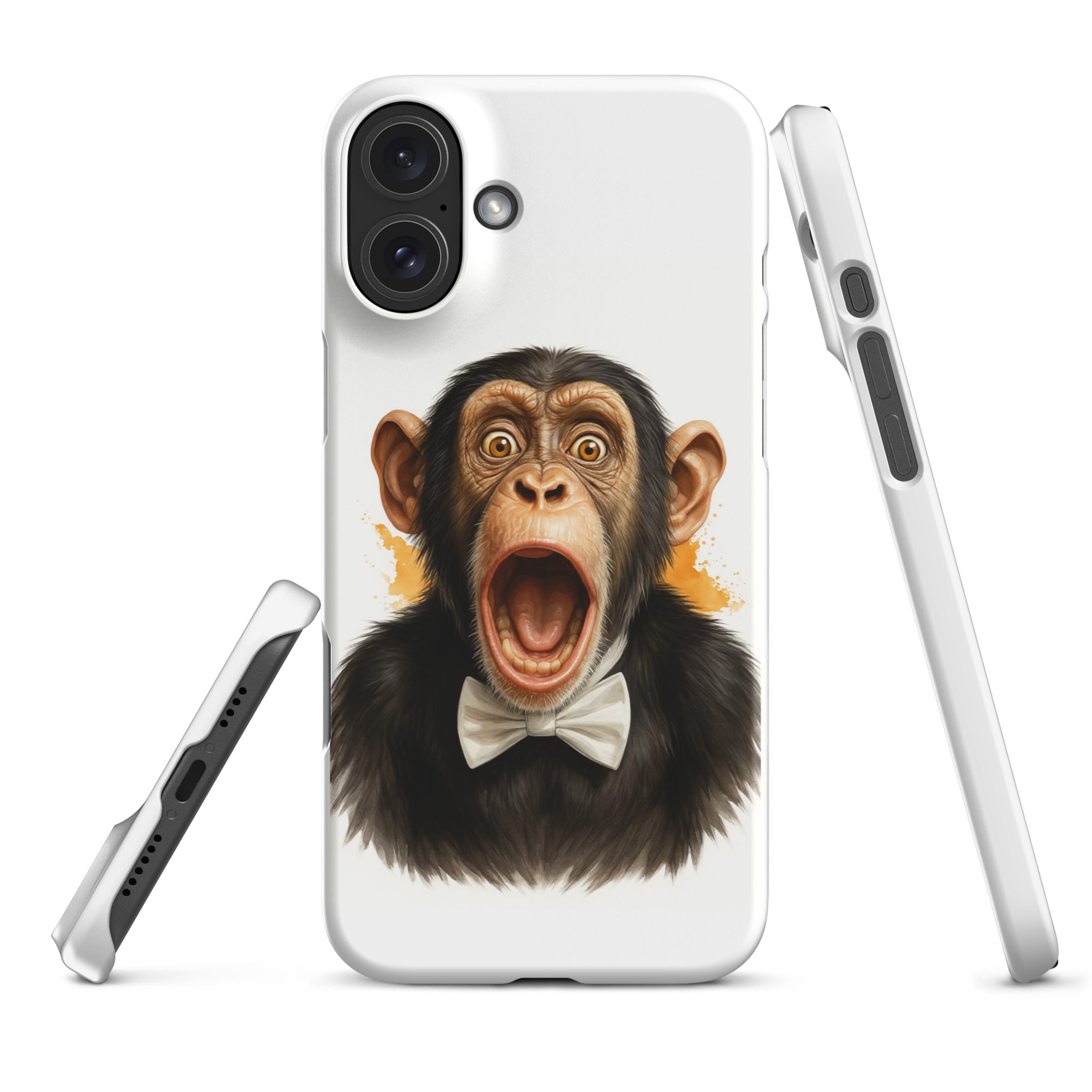Cover iPhone Resistente – Compatibile con Ricarica Wireless – Design Monkey Shock-Biiply