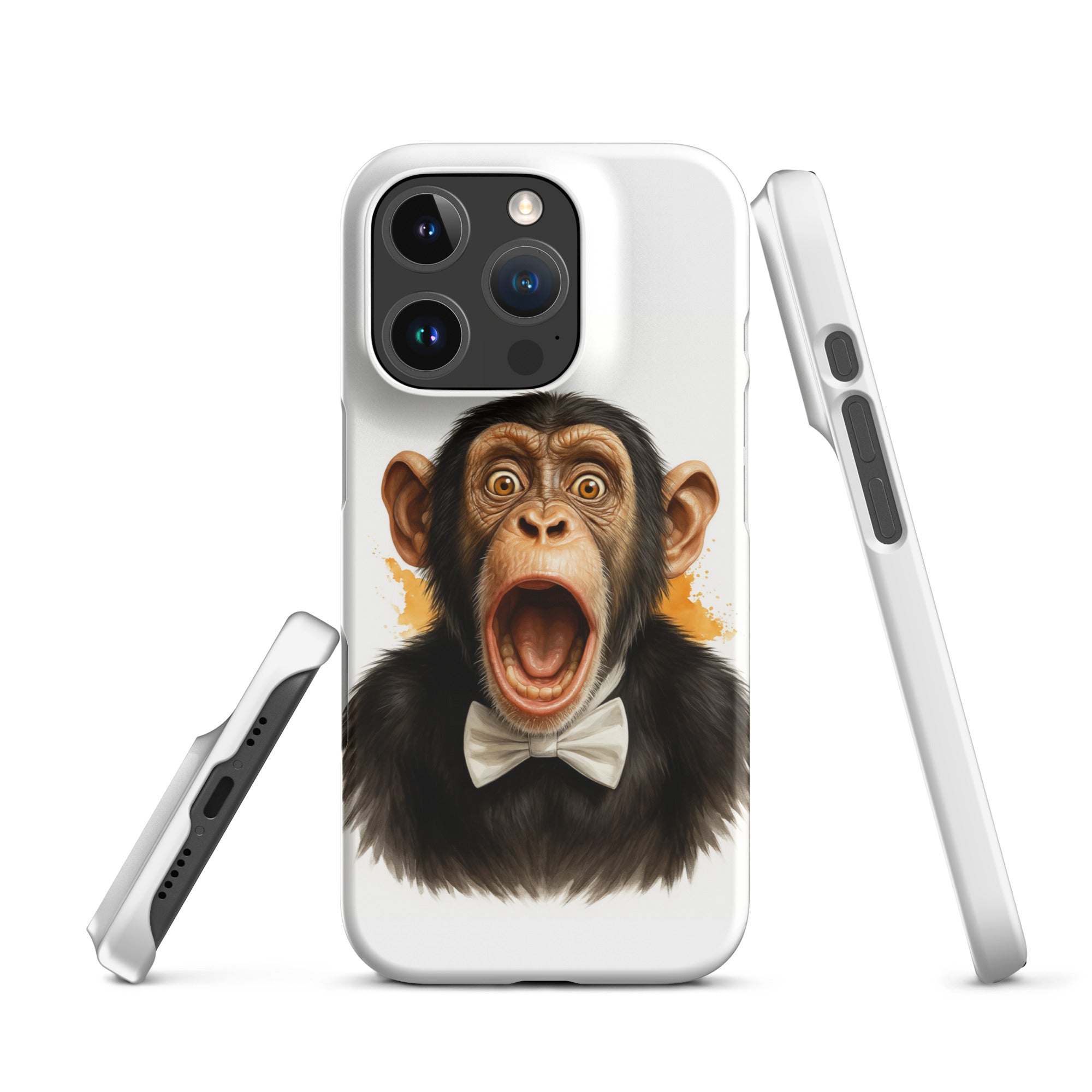 Cover iPhone Resistente – Compatibile con Ricarica Wireless – Design Monkey Shock-Biiply