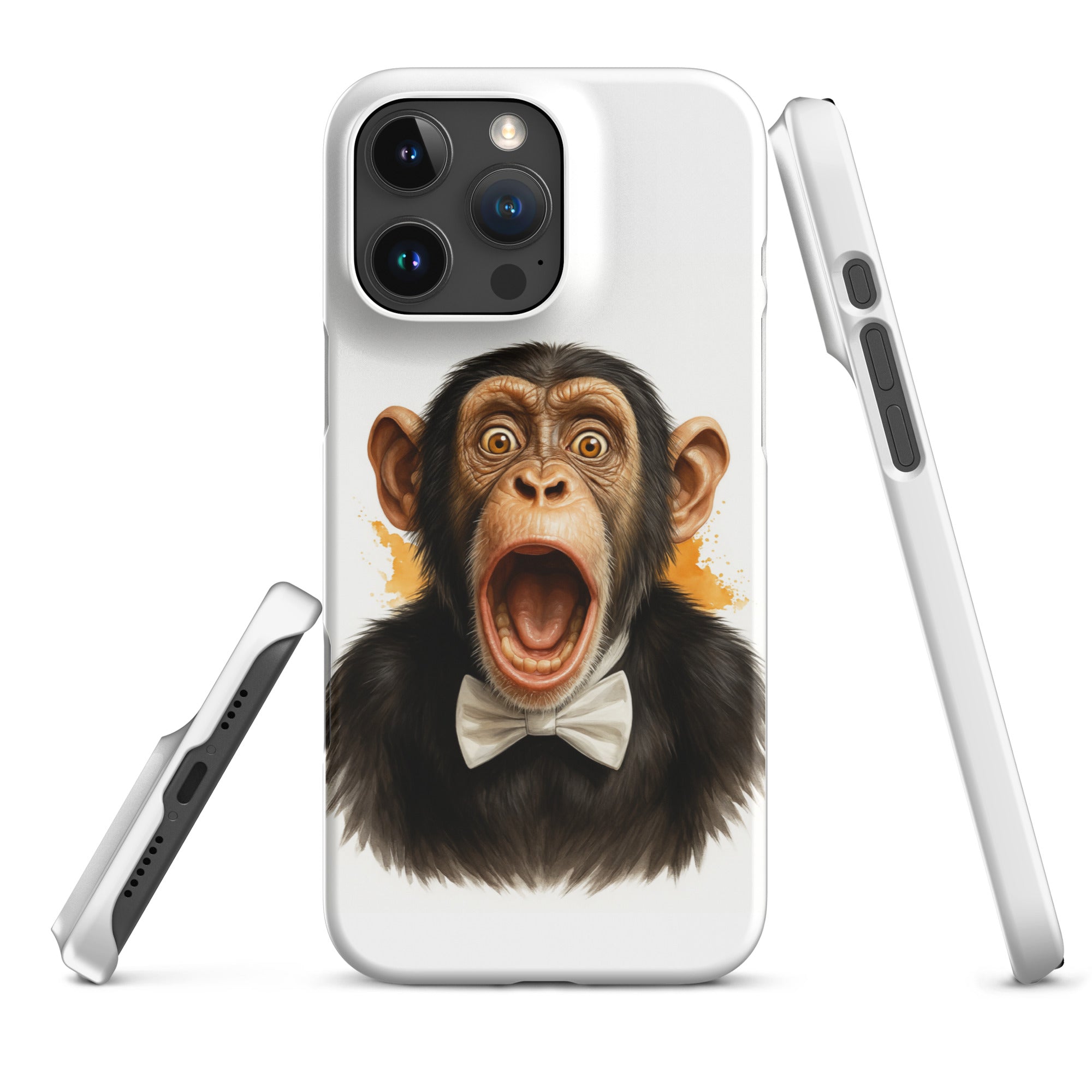 Cover iPhone Resistente – Compatibile con Ricarica Wireless – Design Monkey Shock-Biiply