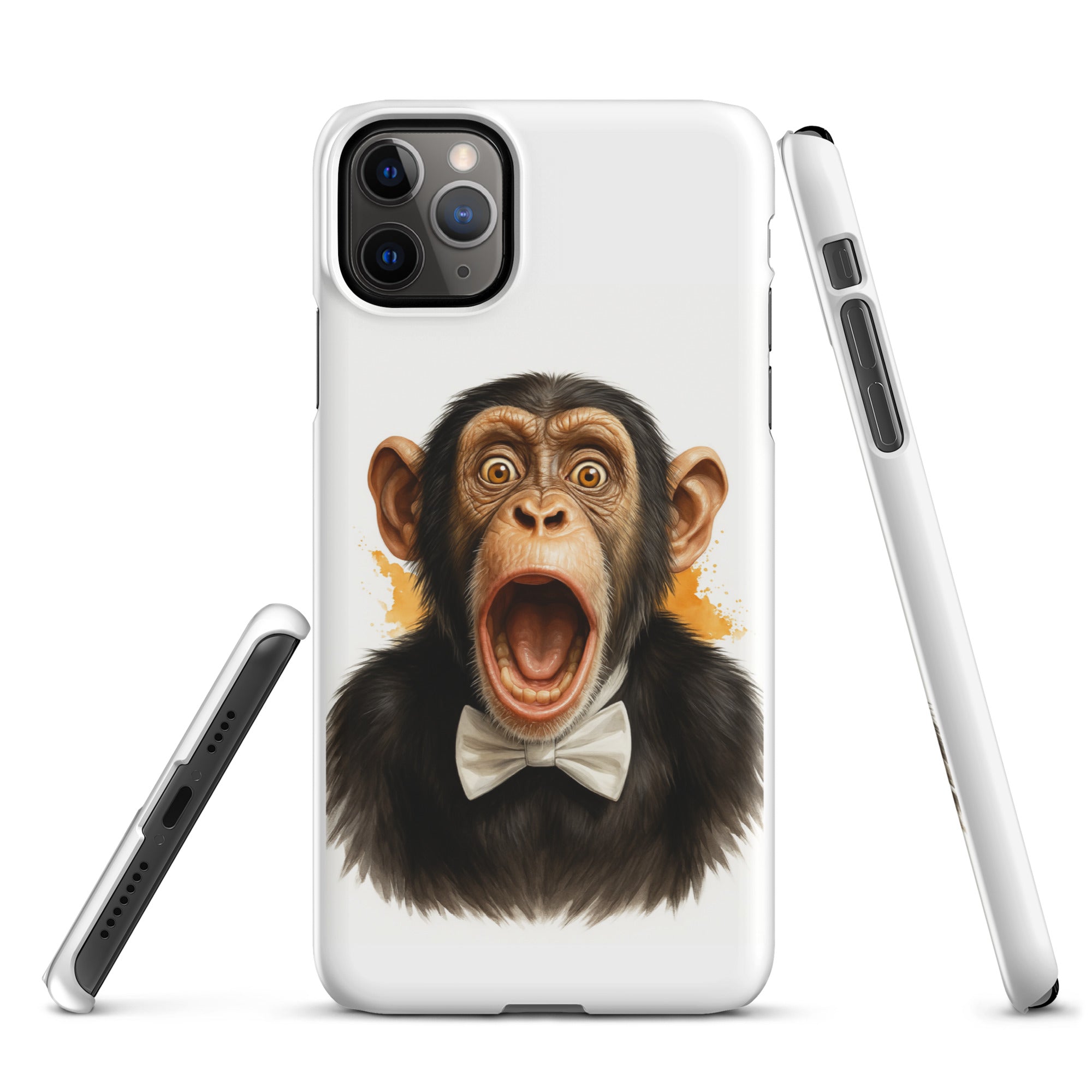 Cover iPhone Resistente – Compatibile con Ricarica Wireless – Design Monkey Shock-Biiply