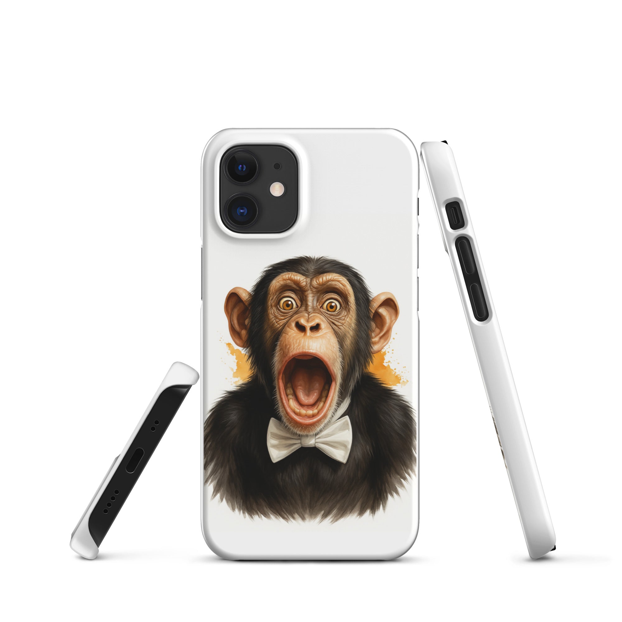 Cover iPhone Resistente – Compatibile con Ricarica Wireless – Design Monkey Shock-Biiply