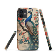 Cover iPhone Resistente – Compatibile con Ricarica Wireless – Design Pavone-Biiply