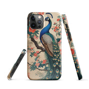 Cover iPhone Resistente – Compatibile con Ricarica Wireless – Design Pavone-Biiply