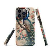 Cover iPhone Resistente – Compatibile con Ricarica Wireless – Design Pavone-Biiply
