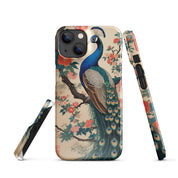 Cover iPhone Resistente – Compatibile con Ricarica Wireless – Design Pavone-Biiply