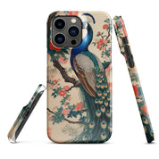 Cover iPhone Resistente – Compatibile con Ricarica Wireless – Design Pavone-Biiply