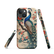 Cover iPhone Resistente – Compatibile con Ricarica Wireless – Design Pavone-Biiply
