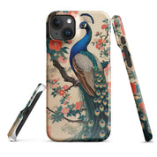 Cover iPhone Resistente – Compatibile con Ricarica Wireless – Design Pavone-Biiply