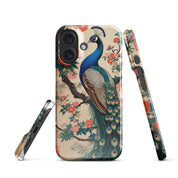 Cover iPhone Resistente – Compatibile con Ricarica Wireless – Design Pavone-Biiply