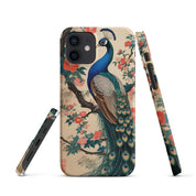 Cover iPhone Resistente – Compatibile con Ricarica Wireless – Design Pavone-Biiply