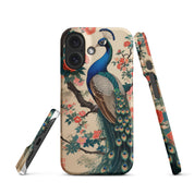 Cover iPhone Resistente – Compatibile con Ricarica Wireless – Design Pavone-Biiply