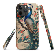 Cover iPhone Resistente – Compatibile con Ricarica Wireless – Design Pavone-Biiply