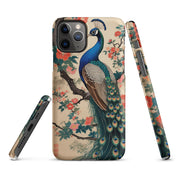 Cover iPhone Resistente – Compatibile con Ricarica Wireless – Design Pavone-Biiply