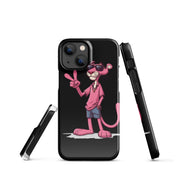 Cover iPhone Resistente – Compatibile con Ricarica Wireless – Design Pink Panter-Biiply